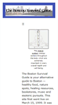 Mobile Screenshot of bostonsurvivalguide.net